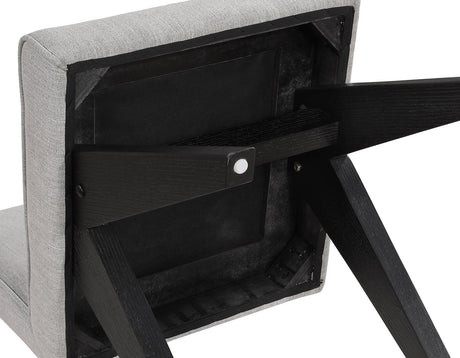 Magnolia Side Chair, Black by Steve Silver at Eve Furniture