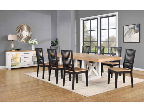 Magnolia Two-Tone Dining Room Set by Steve Silver at Eve Furniture
