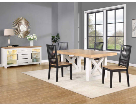 Magnolia Two-Tone Dining Room Set by Steve Silver at Eve Furniture
