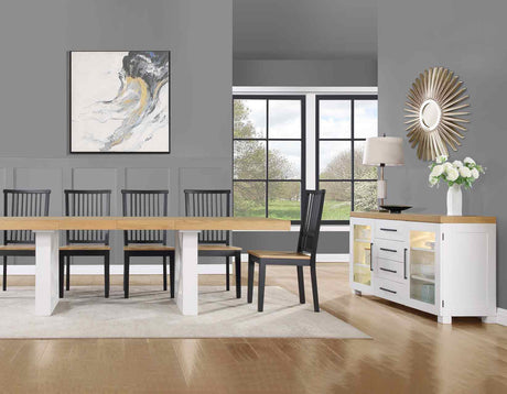 Magnolia Two-Tone Dining Room Set by Steve Silver at Eve Furniture
