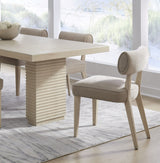 Magnolia Wood Frame Upholstered Dining Chair in Brown Sugar Chenille (Set of 2) by Modus Furniture at Eve Furniture