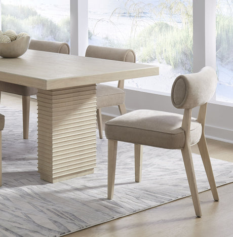 Magnolia Wood Frame Upholstered Dining Chair in Brown Sugar Chenille (Set of 2) by Modus Furniture at Eve Furniture