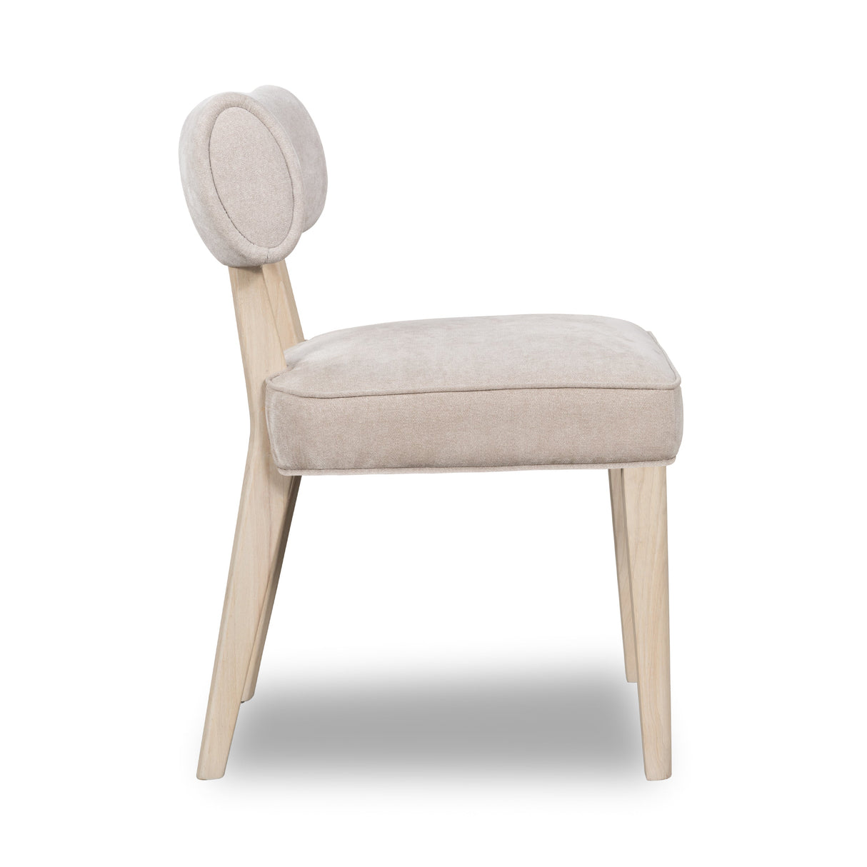 Magnolia Wood Frame Upholstered Dining Chair in Brown Sugar Chenille (Set of 2) by Modus Furniture at Eve Furniture