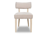 Magnolia Wood Frame Upholstered Dining Chair in Brown Sugar Chenille (Set of 2) by Modus Furniture at Eve Furniture