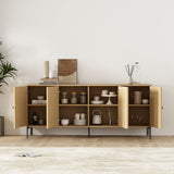 Magnolia70.9" Sideboard in Natural Oak by Manhattan Comfort at Eve Furniture