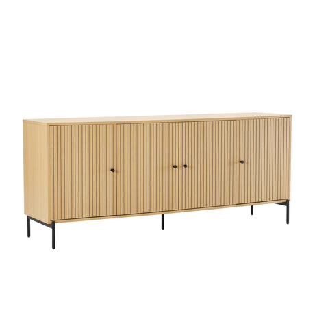 Magnolia70.9" Sideboard in Natural Oak by Manhattan Comfort at Eve Furniture
