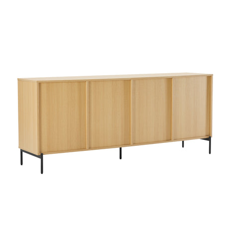 Magnolia70.9" Sideboard in Natural Oak by Manhattan Comfort at Eve Furniture