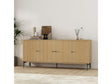 Magnolia70.9" Sideboard in Natural Oak by Manhattan Comfort at Eve Furniture