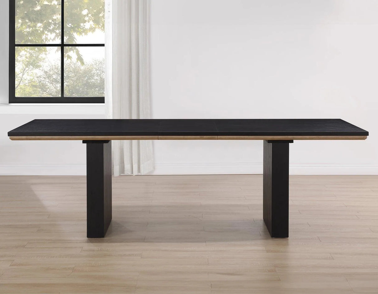 Magnolia 80-96″ Dining Table with 16″ Leaf by Steve Silver at Eve Furniture