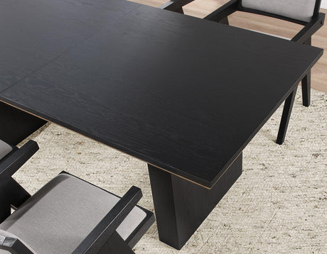 Magnolia 80-96″ Dining Table with 16″ Leaf by Steve Silver at Eve Furniture