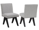 Magnolia Side Chair, Black by Steve Silver at Eve Furniture