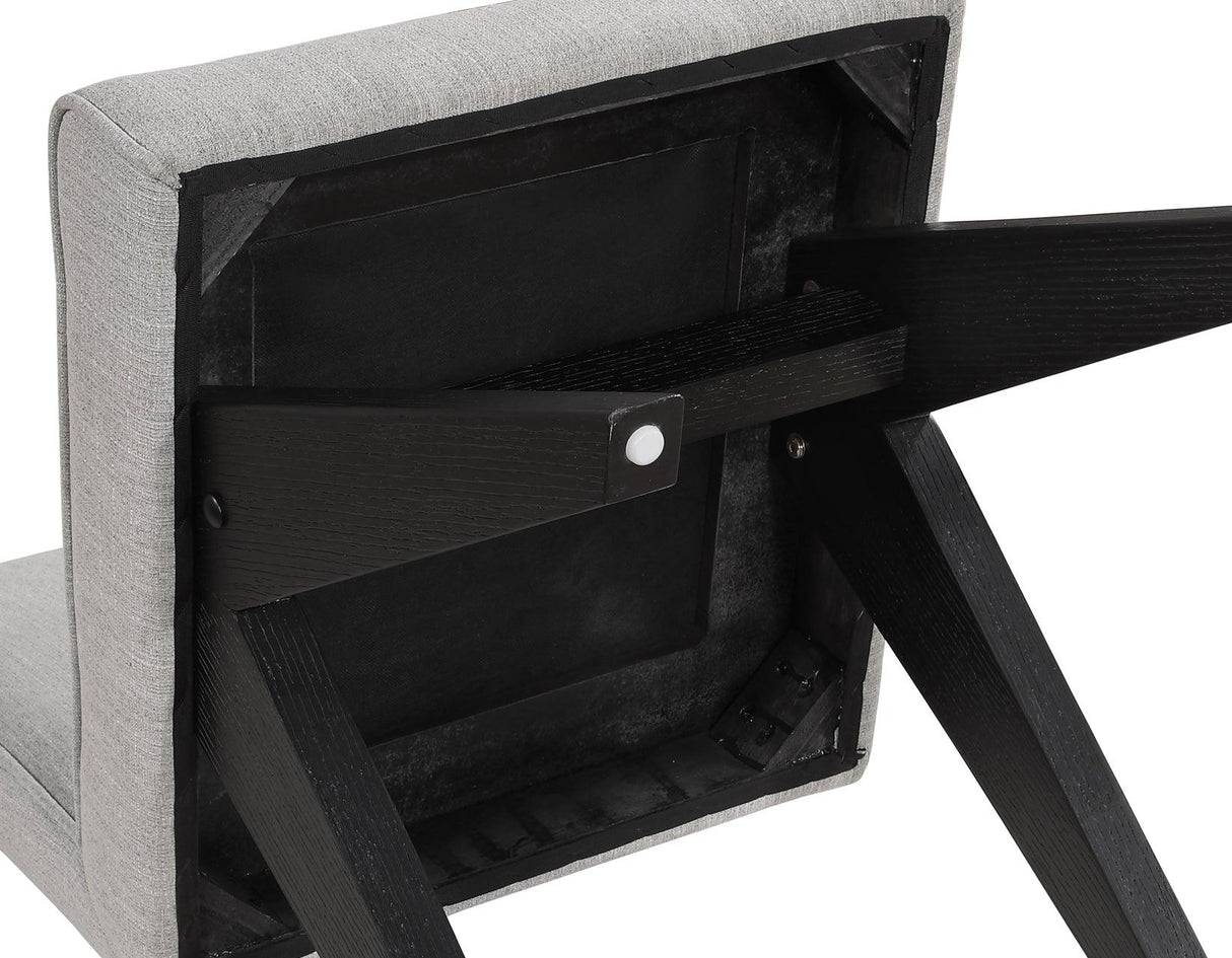 Magnolia Side Chair, Black by Steve Silver at Eve Furniture