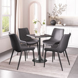 Magnus Black Dining Chair (Set of 2) by Zuomod at Eve Furniture