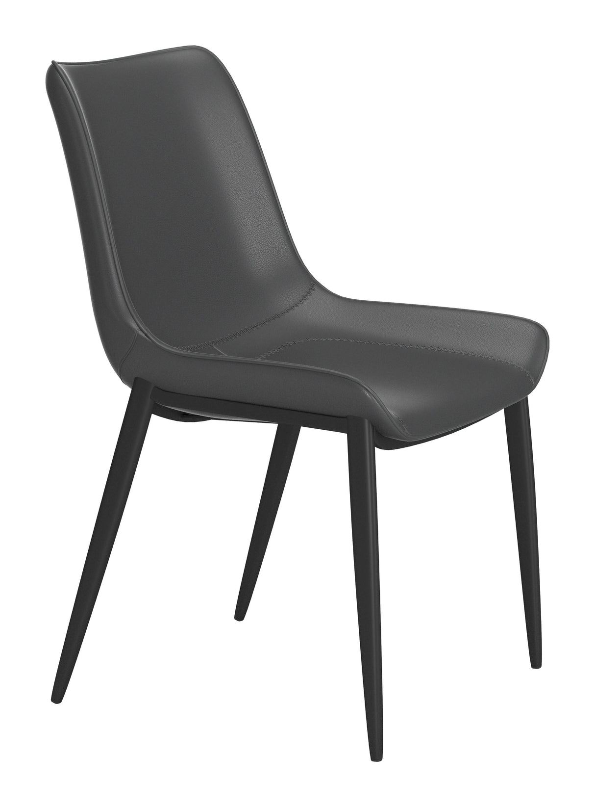 Magnus Black Dining Chair (Set of 2) by Zuomod at Eve Furniture