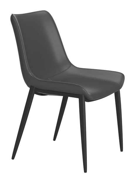 Magnus Black Dining Chair (Set of 2) by Zuomod at Eve Furniture