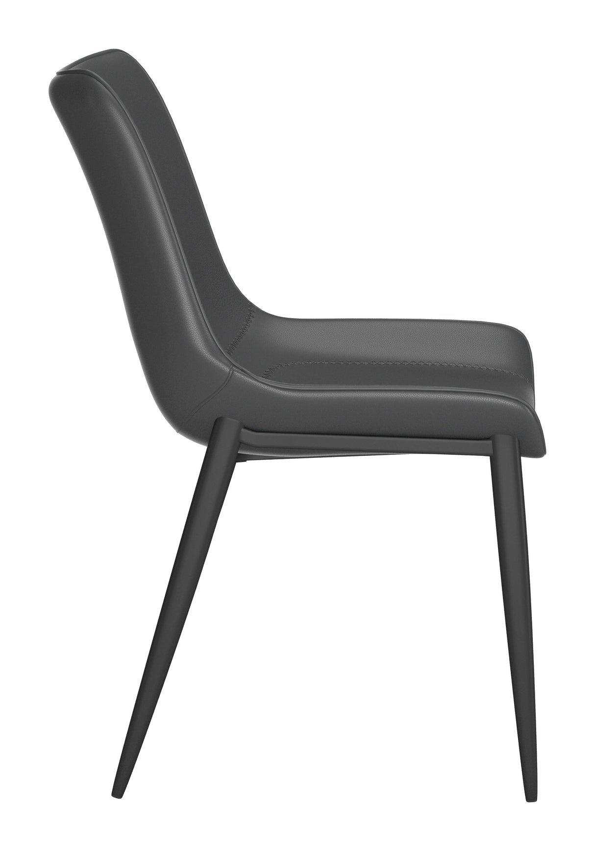 Magnus Black Dining Chair (Set of 2) by Zuomod at Eve Furniture