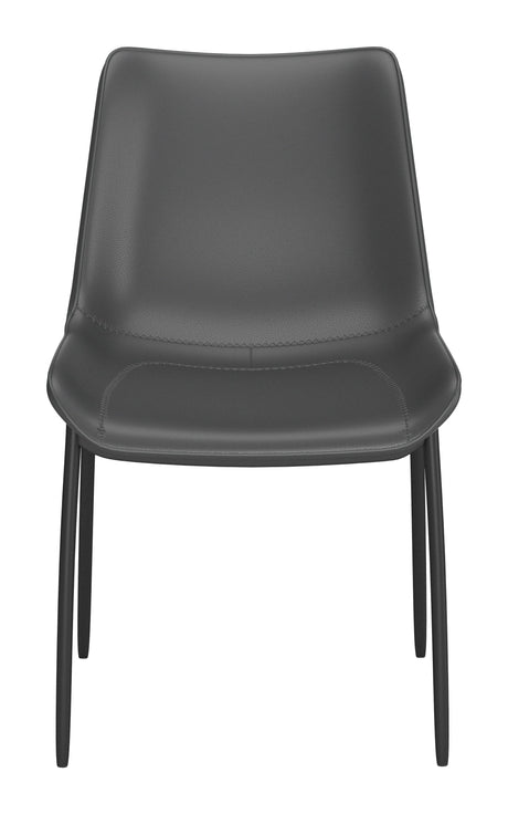 Magnus Black Dining Chair (Set of 2) by Zuomod at Eve Furniture