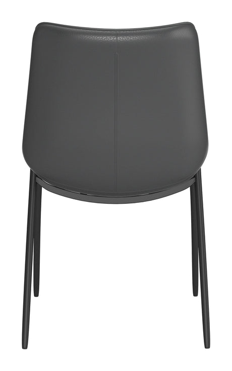 Magnus Black Dining Chair (Set of 2) by Zuomod at Eve Furniture