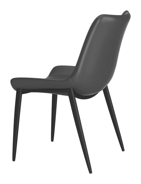 Magnus Black Dining Chair (Set of 2) by Zuomod at Eve Furniture