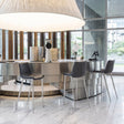 Magnus Black & Silver Barstool (Set of 2) by Zuomod at Eve Furniture