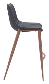 Magnus Black & Walnut Barstool (Set of 2) by Zuomod at Eve Furniture