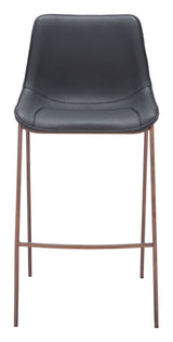 Magnus Black & Walnut Barstool (Set of 2) by Zuomod at Eve Furniture