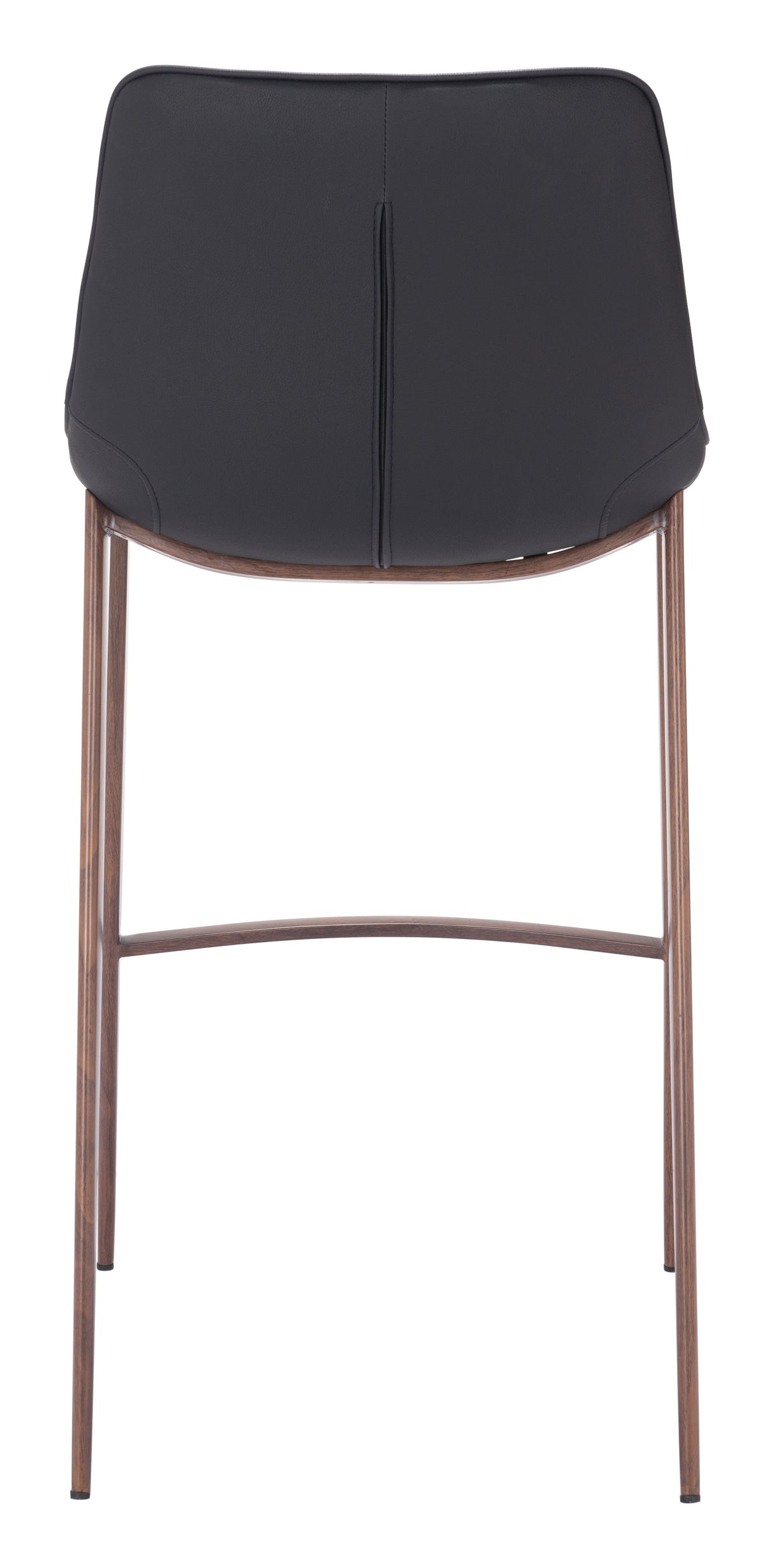 Magnus Black & Walnut Barstool (Set of 2) by Zuomod at Eve Furniture