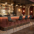 Magnus Black & Walnut Barstool (Set of 2) by Zuomod at Eve Furniture