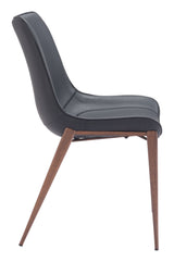 Magnus Black & Walnut Dining Chair (Set of 2) by Zuomod at Eve Furniture