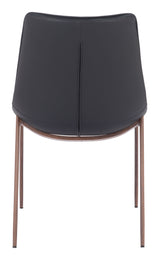 Magnus Black & Walnut Dining Chair (Set of 2) by Zuomod at Eve Furniture