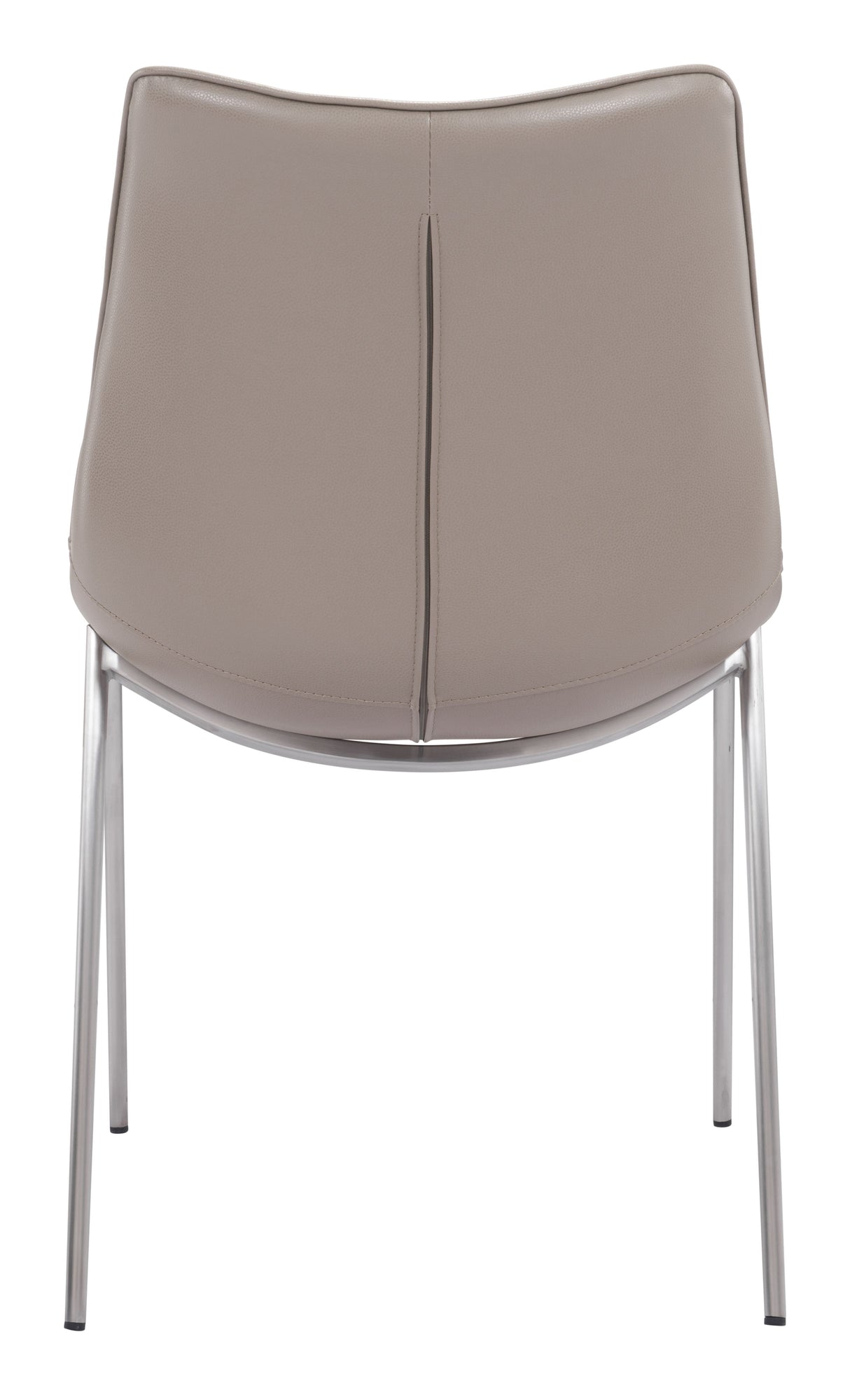 Magnus Brown & Silver Dining Chair (Set of 2) by Zuomod at Eve Furniture