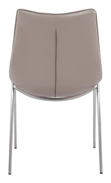 Magnus Brown & Silver Dining Chair (Set of 2) by Zuomod at Eve Furniture