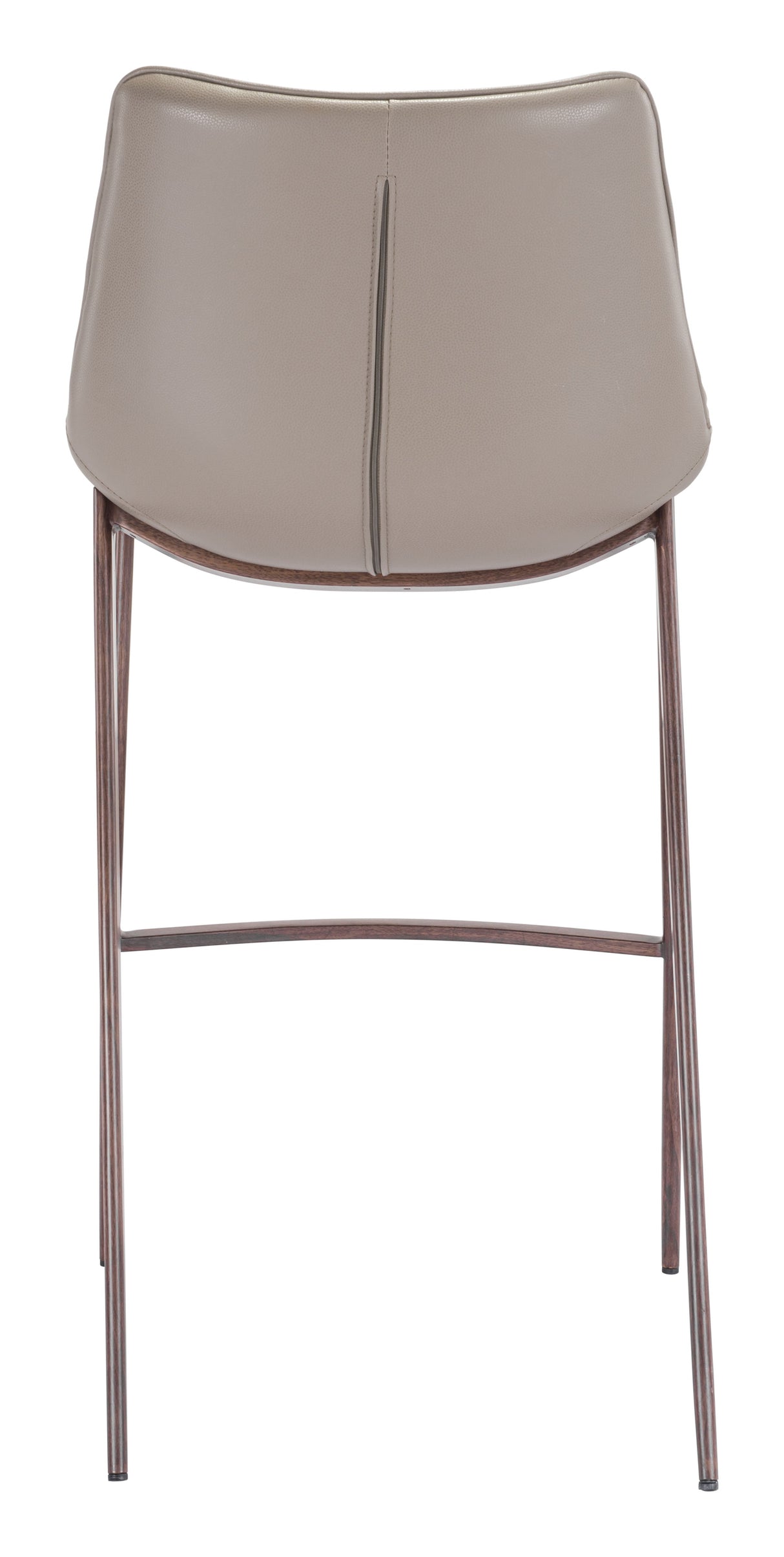 Magnus Brown & Walnut Barstool (Set of 2) by Zuomod at Eve Furniture