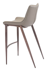 Magnus Brown & Walnut Barstool (Set of 2) by Zuomod at Eve Furniture