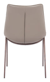 Magnus Brown & Walnut Dining Chair (Set of 2) by Zuomod at Eve Furniture