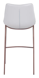 Magnus White & Walnut Barstool (Set of 2) by Zuomod at Eve Furniture