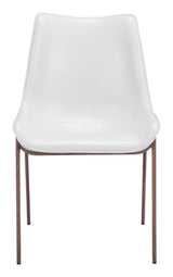 Magnus White & Walnut Dining Chair (Set of 2) by Zuomod at Eve Furniture