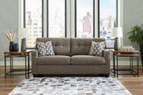 Mahoney Chocolate Living Room Set by Ashley at Eve Furniture