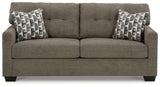 Mahoney Chocolate Sofa by Ashley at Eve Furniture