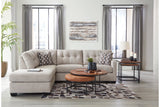 Mahoney Pebble 2-Piece Left Arm Facing Chaise Sectional by Ashley at Eve Furniture