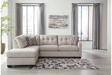 Mahoney Pebble 2-Piece Left Arm Facing Chaise Sectional by Ashley at Eve Furniture