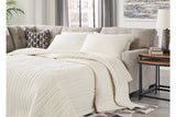 Mahoney Pebble 2-Piece Left Arm Facing (Left Arm Facing (LAF)) Chaise Sleeper Sectional by Ashley at Eve Furniture
