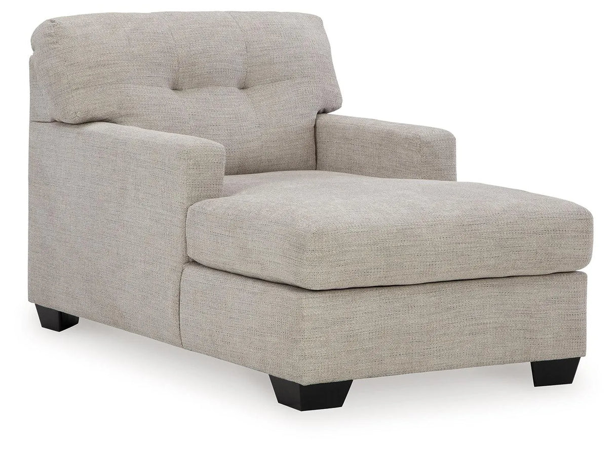 Mahoney Pebble Chaise by Ashley at Eve Furniture