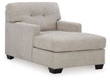Mahoney Pebble Chaise by Ashley at Eve Furniture