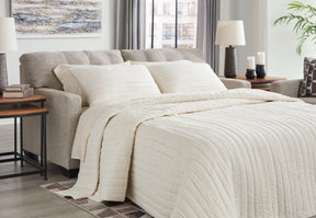 Mahoney Pebble Full Sofa Sleeper by Ashley at Eve Furniture