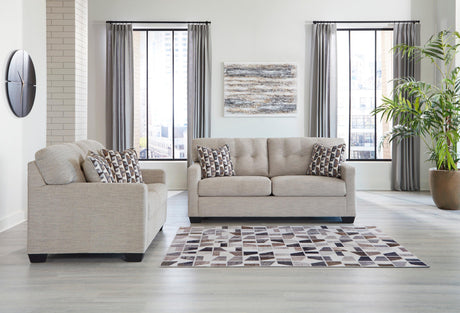 Mahoney Pebble Living Room Set by Ashley at Eve Furniture