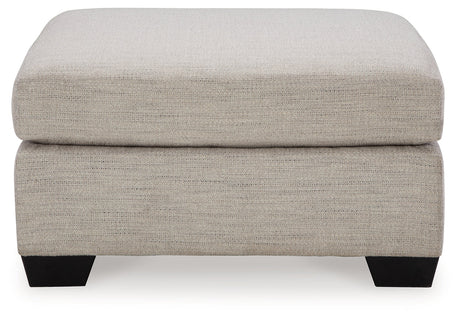 Mahoney Pebble Oversized Accent Ottoman