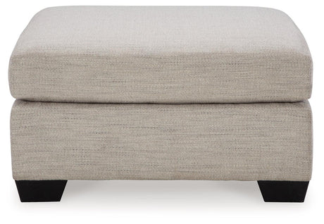 Mahoney Pebble Oversized Accent Ottoman by Ashley at Eve Furniture