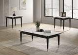 Maidstone Black/White Coffee Table by Furniture of America at Eve Furniture