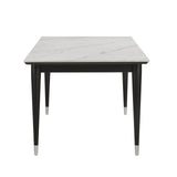 Maidstone Black/White Dining Table by Furniture of America at Eve Furniture